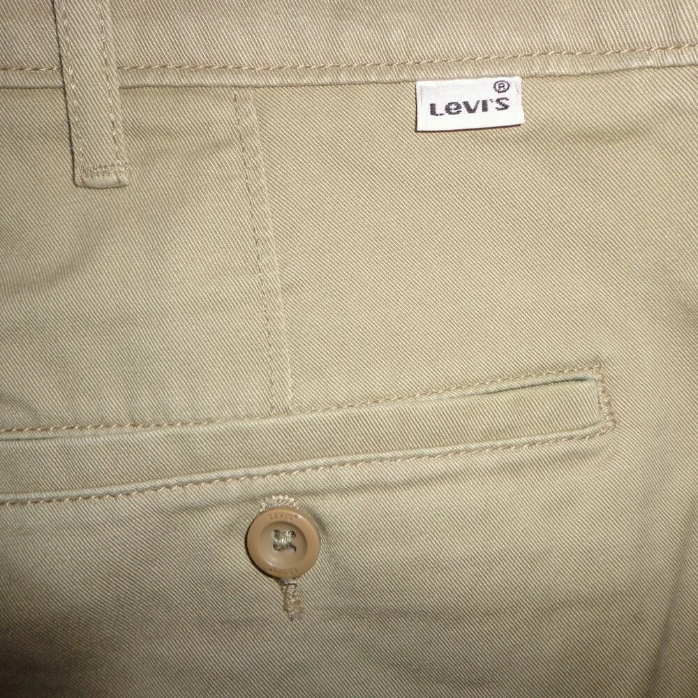 NWOT Levi's Strauss & Co. Two Horse Brand Pant W30xL32 Khaki Tan Zip/Button